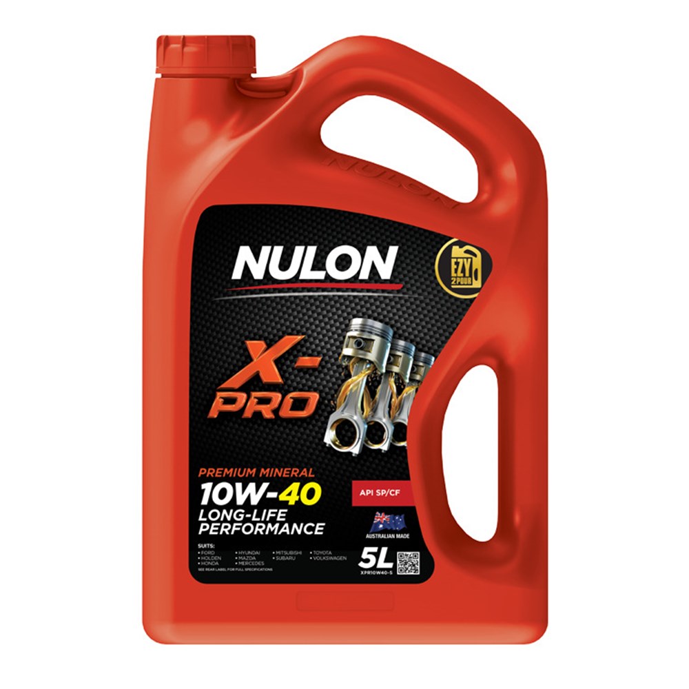 Nulon X-Pro 10W-40 Premium Mineral Long Life Performance Engine Oil - 5L - XPR10W40-5