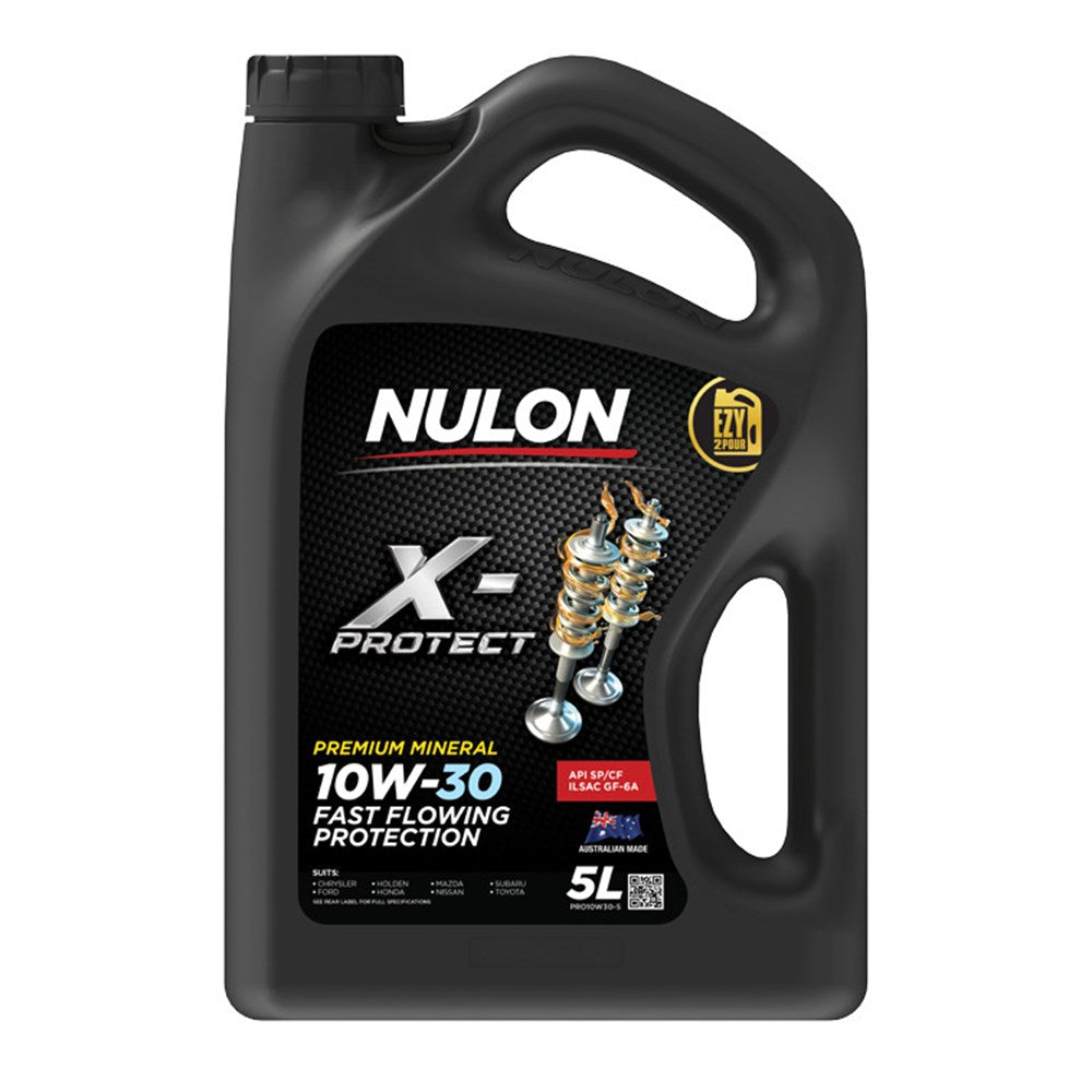 Nulon X-Protect 10W-30 Premium Mineral Fast Flowing Protection Engine Oil - 5L - PRO10W30-5