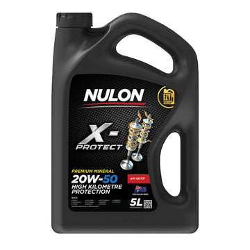 Nulon X-Protect 20W-50 Premium Mineral High Kilometre Protection Engine Oil - 5L - PRO20W50-5