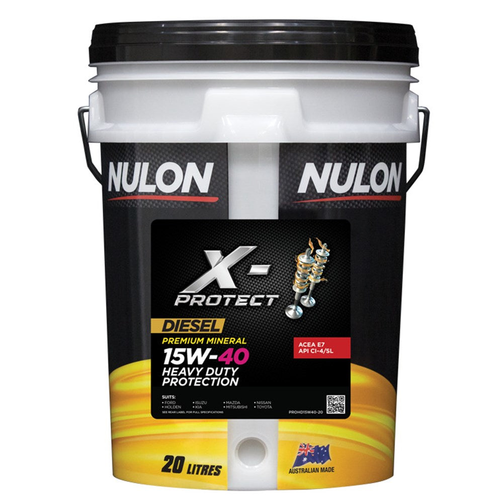 Nulon X-Protect 15W-40 Heavy Duty Engine Oil 20L - PROHD15W40-20 (Pickup only)