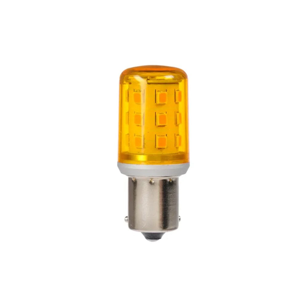 Narva 18272BL 12V PY21W BAU15S Bayonet CANBUS Compatible LED Turn Signal Indicator Globes - Twin Pack