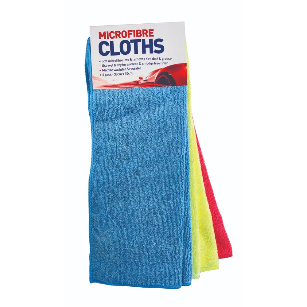 The One 6-Pack of Multipurpose Detailing Microfibre Cloths - THMC6PK