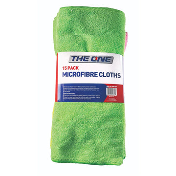 The One 15-Pack of Multipurpose Detailing Microfibre Cloths - THMC15PK