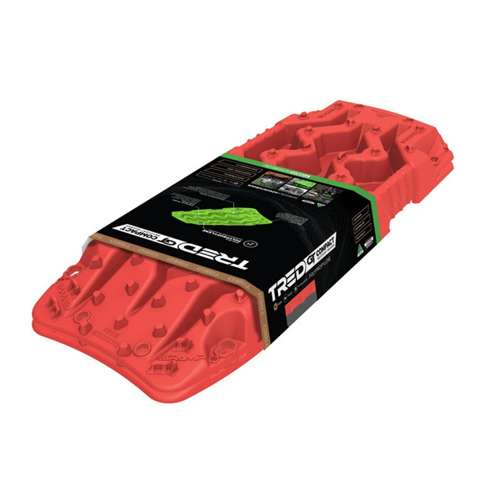 TRED GT Pair of Compact Recovery Boards - 79cm - Red - TREDCPGTR