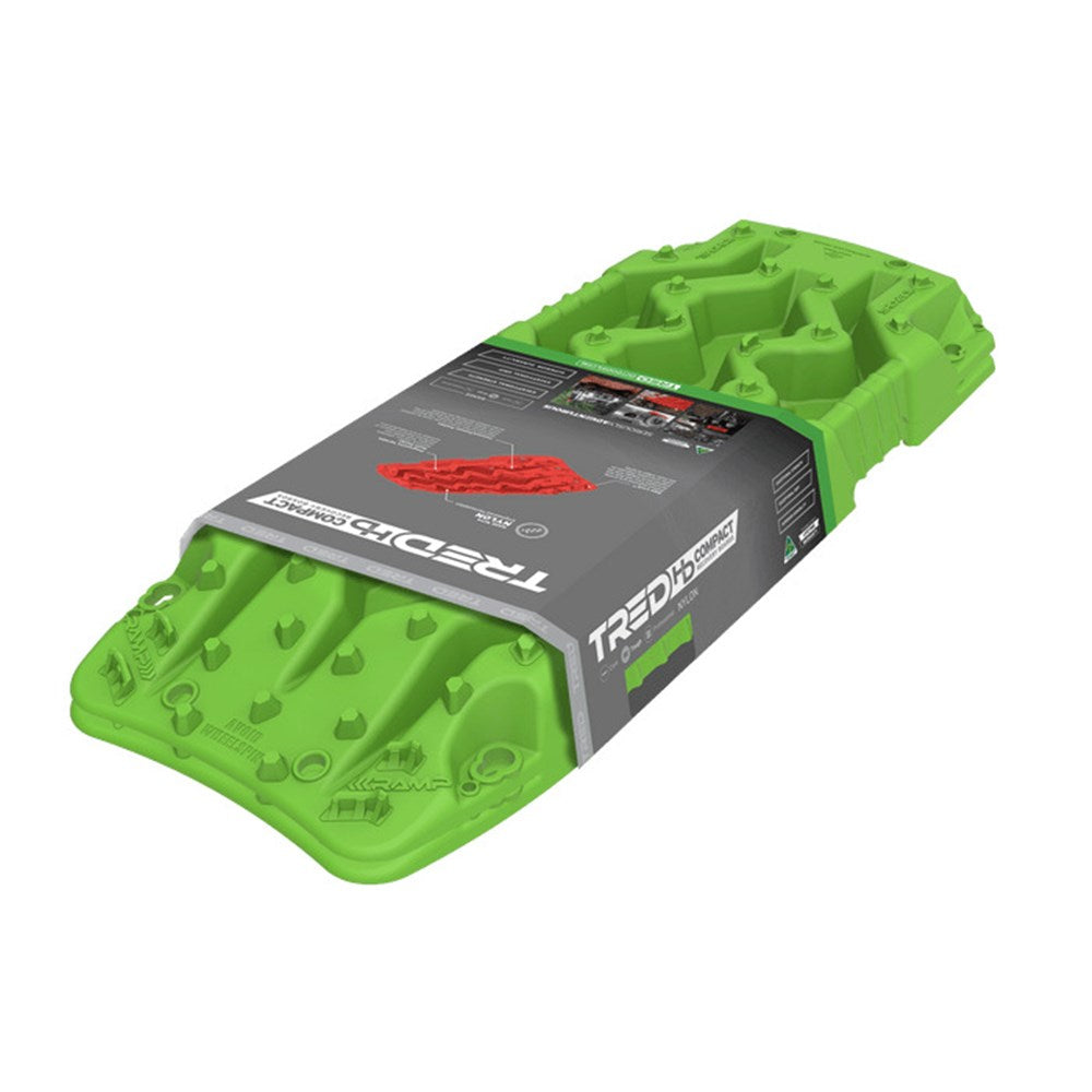 TRED HD Pair of Compact Recovery Boards - 79cm - Fluro Green - TREDCPHDGR