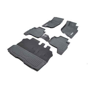 TruFit 3D to Suit 2015 Onwards Mitsubishi Pajero Sport Maxtrac Tailor Made 3-Row Set of Heavy Duty Black Rubber Floor Mats - 3D-MIPSP15WAGBKMAX (*Bulky Item, Freight Charges Apply)