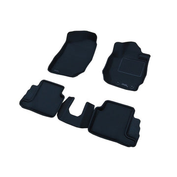 TruFit 3D Kagu Tailor Made Front and Rear Set of Black Rubber Floor Mats to Suit Suzuki Jimny Automatic 2018 Onwards - 3D-SZJIM18AP4BK (*Bulky Item, Freight Charges Apply)