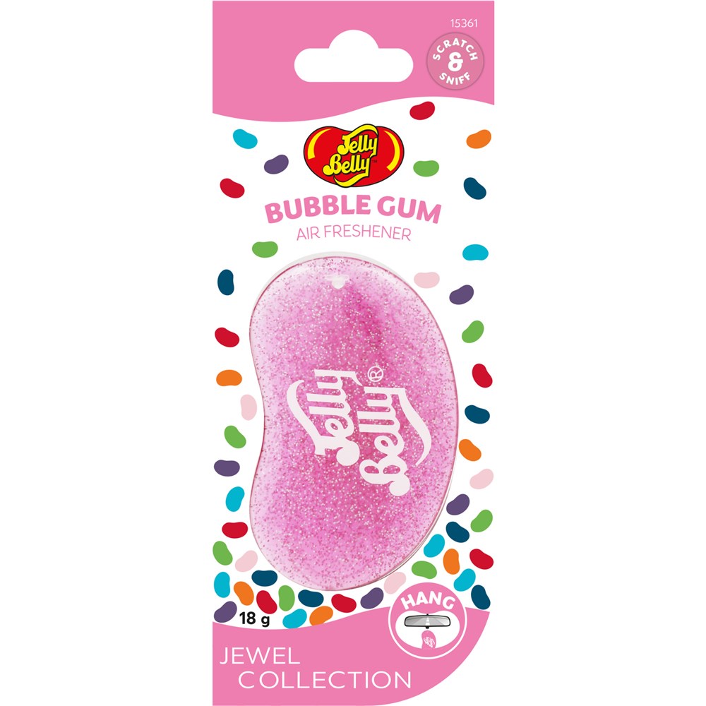 Jelly Belly 3D Jewel Hanging Air Freshener - Bubblegum (Single) - E303515500