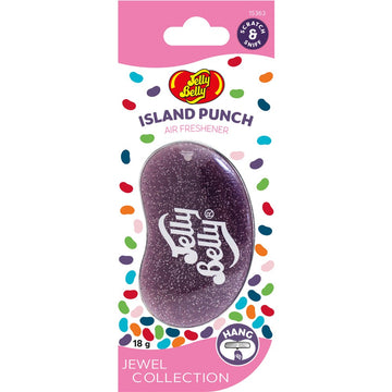 Jelly Belly 3D Jewel Hanging Air Freshener Air Freshener - Island Punch (Single) - E303515400