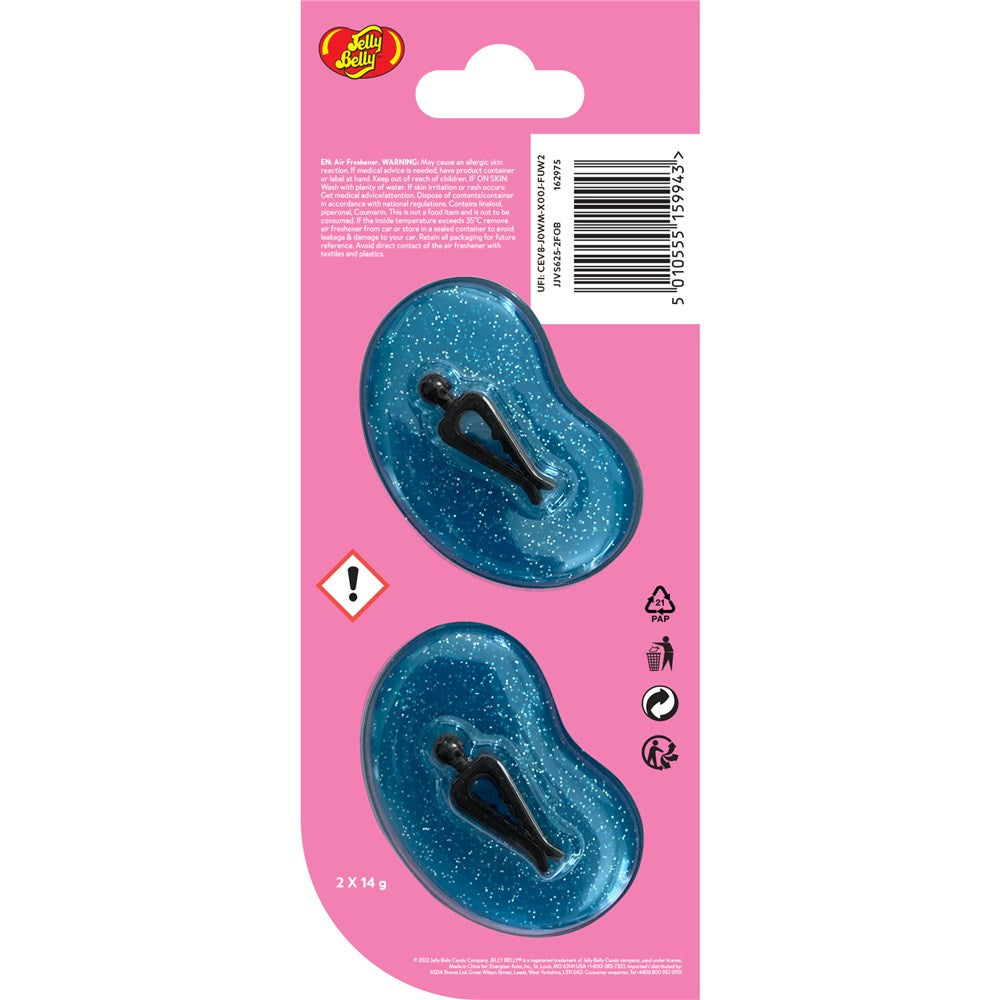 Jelly Belly Duo Vent Air Freshener - Blueberry Jewel (Pair) - E303519700