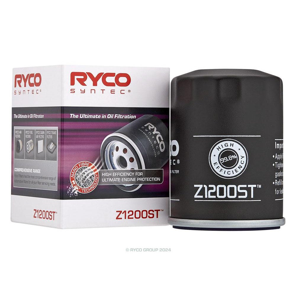 Ryco Syntec High Efficiency Oil Filter - Z1200ST