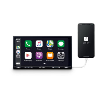 Sony XAVAX5500 6.95 Inch Digital Media Receiver Head Unit with WebLink Cast, Apple CarPlay and Android Auto