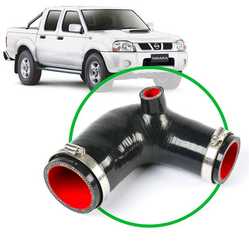 SAAS Silicone Airbox to Turbo Intake Clean Air Pipe Compatible with Nissan Navara D22 ZD30 - SSH4301