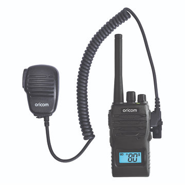 Oricom UHF5400BK-SPK 5 Watt Handheld UHF CB Radio with Speaker Microphone