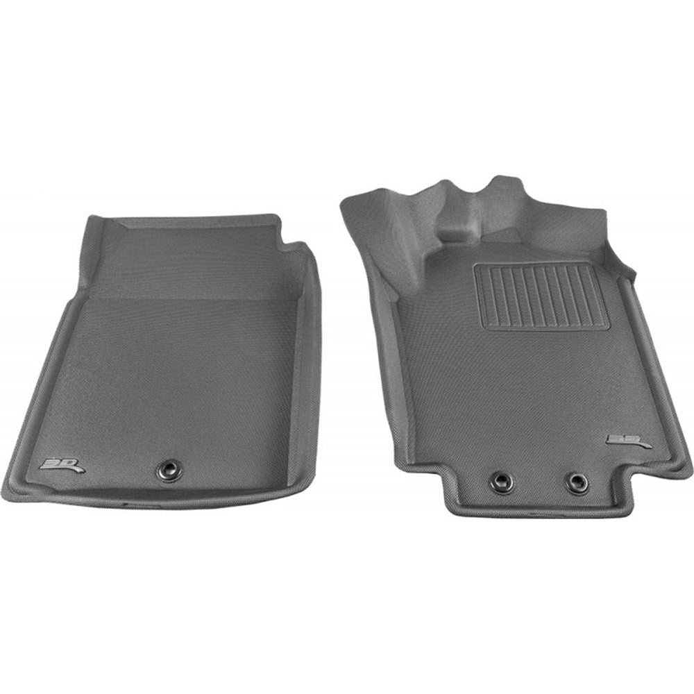 TruFit 3D to Suit 2020 Onwards Toyota HiAce Kagu Tailor Made Front Only Pair of Black Rubber Floor Mats - 3D-THIA20BK