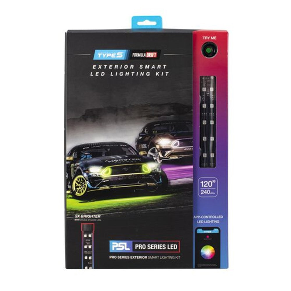 Type S GLM532674 120" (3 Metre) Pro Series Formula Drift App Controlled Exterior Smart LED Lighting Kit