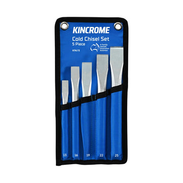 Kincrome 5 Piece Cold Chisel Set with Carry Pouch - K9415