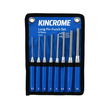 Kincrome 8 Piece Long Pin Punch Set with Carry Pouch - K9470