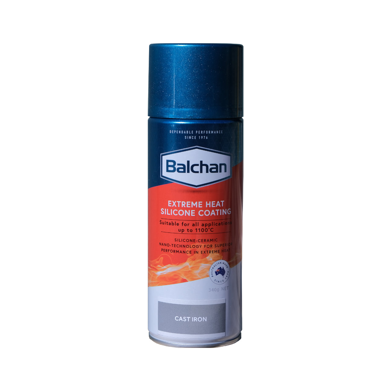 Balchan Extreme High Heat Silicone Coating Paint - Cast Iron Look - BAL101009