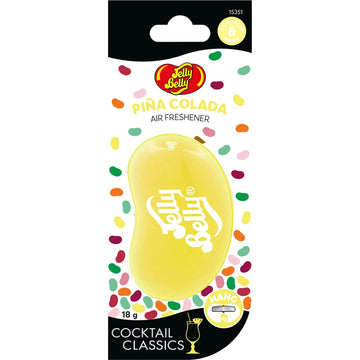 Jelly Belly Pina Colada Fragrance 3D Hanging Air Freshener - Single - E303858700