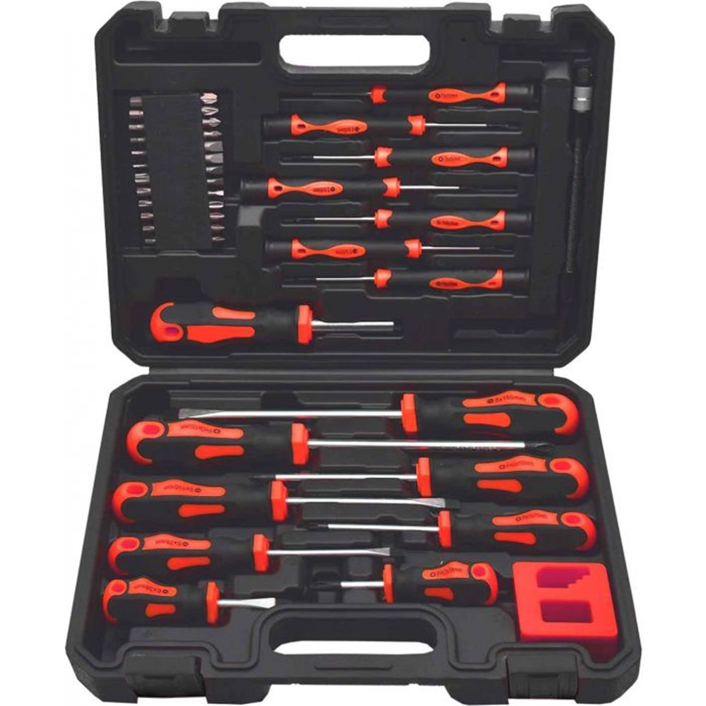 PKTool 43-Piece Screwdriver Set with Precision Screwdrivers and Hex Bits - PT30209