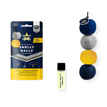 Smelly Balls North Queensland Cowboys Inspired Reusable Air Freshener Starter Set - NRL445AC