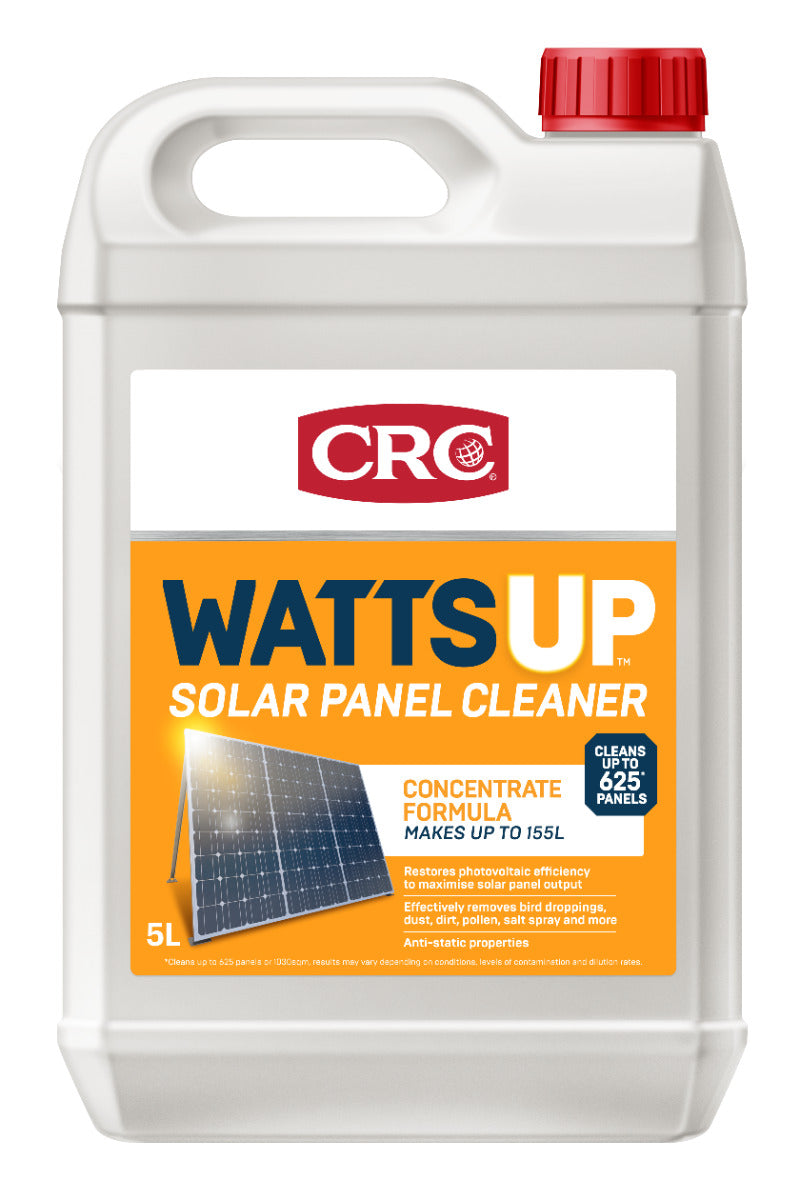 CRC WattsUp Solar Panel Cleaner Concentrate - 5L - 1753427