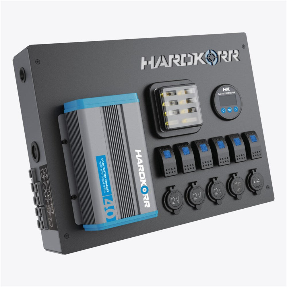 HardKorr HKPPWRHUB40 12V Control Hub with 40A DC-DC Charger