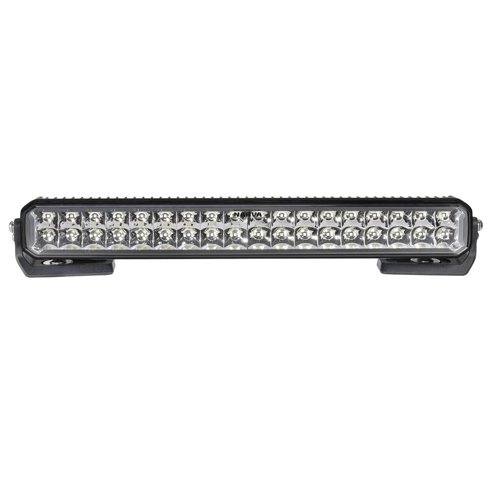 Narva 72842 20" EX2 Series 12-24V Easy-Install 9780 Lumens Double Row Lightbar with 36 CREE LEDs and Interchangeable Trims