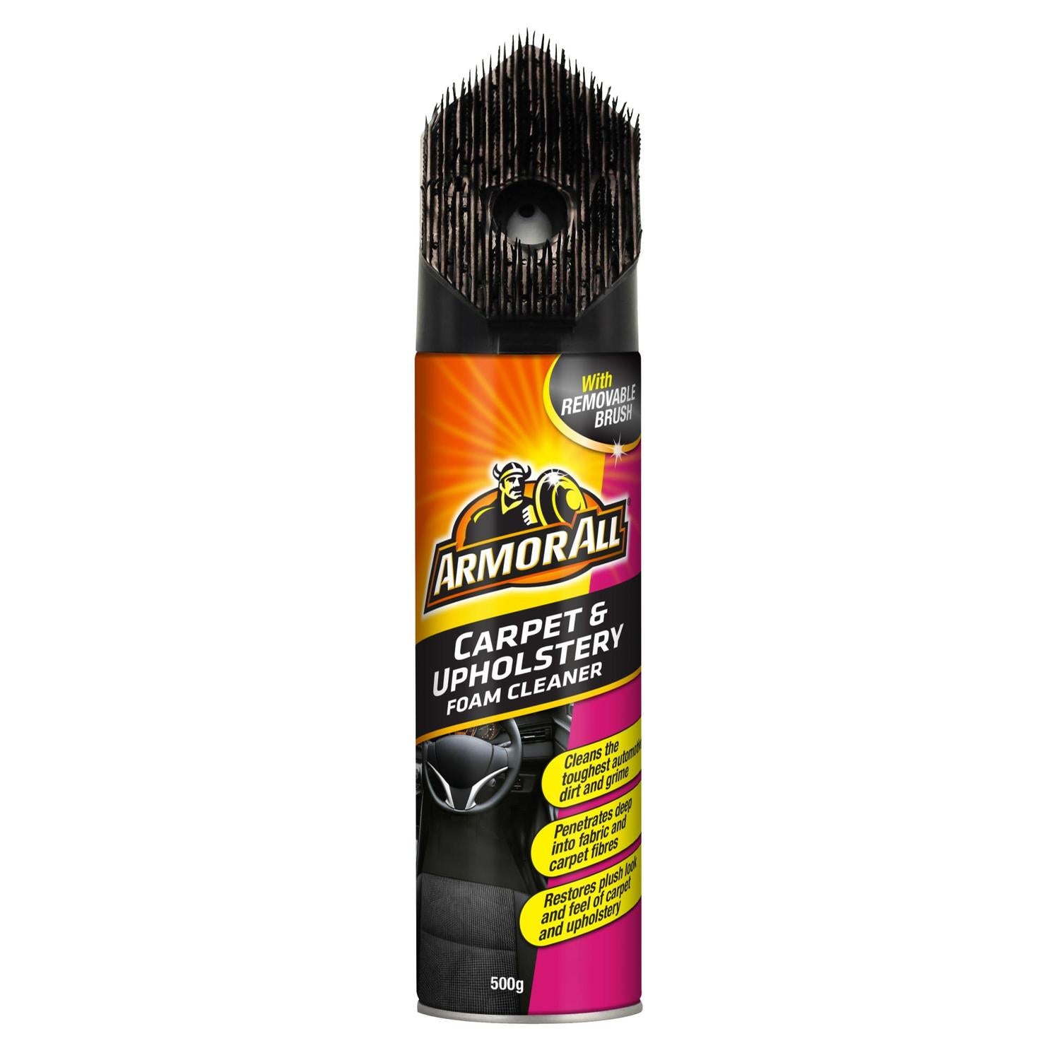 Armor All Foaming Carpet and Upholstery Aerosol Cleaner with Brush Cap - 500g - E302689100 (Pickup Only)