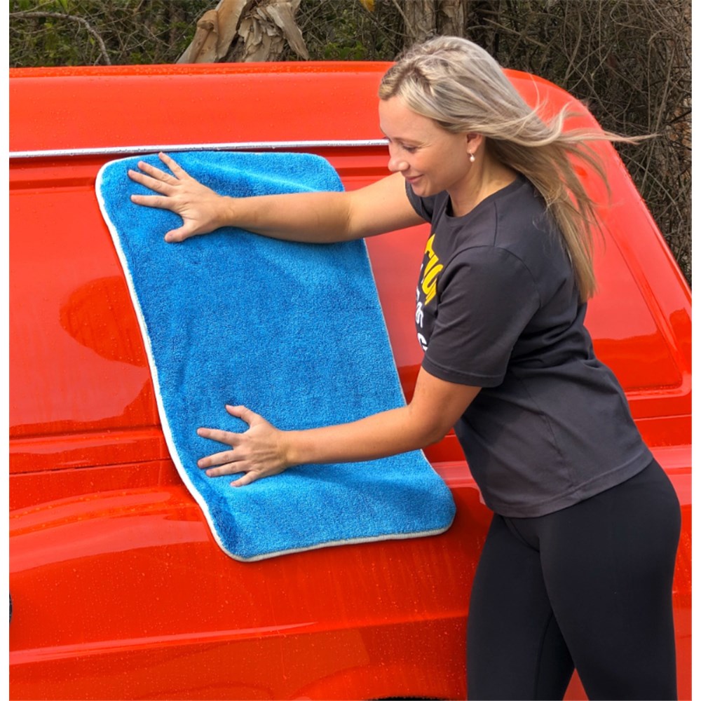 Bowden's Own 70x50cm Double Sided Twisted Pro Sucker Microfibre Drying Cloth - BOTPS