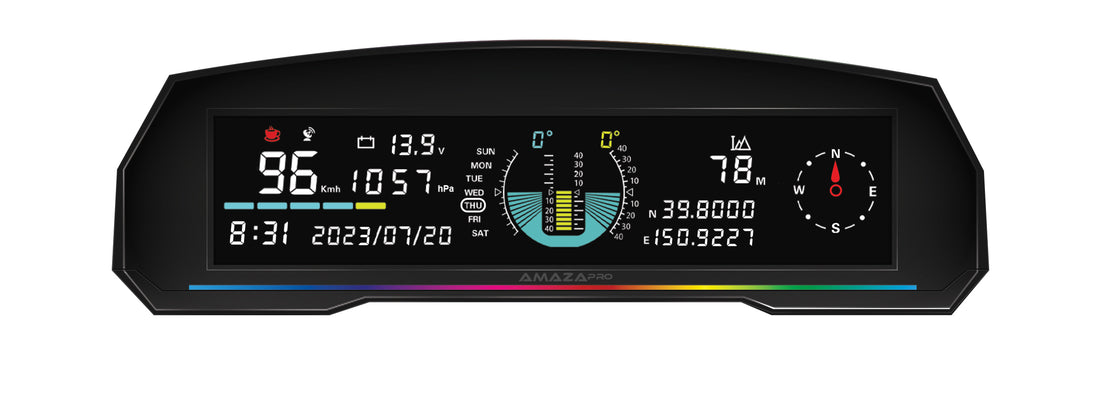 Autobacs Amaza Pro Off Road Cockpit Display - AMAZAPRO