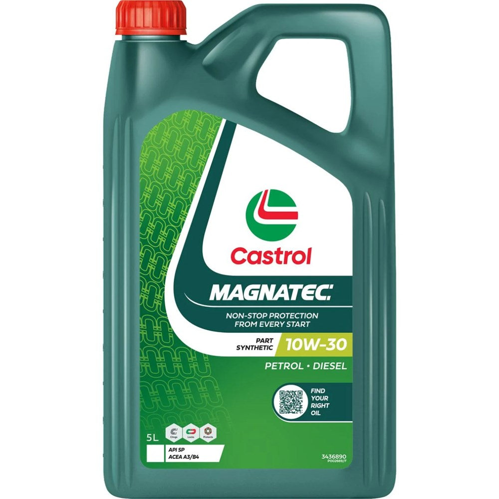 Castrol Magnatec 10W-30 Part Synthetic A3/B4 SP Petrol and Diesel Engine Oil - 5L - 3436890