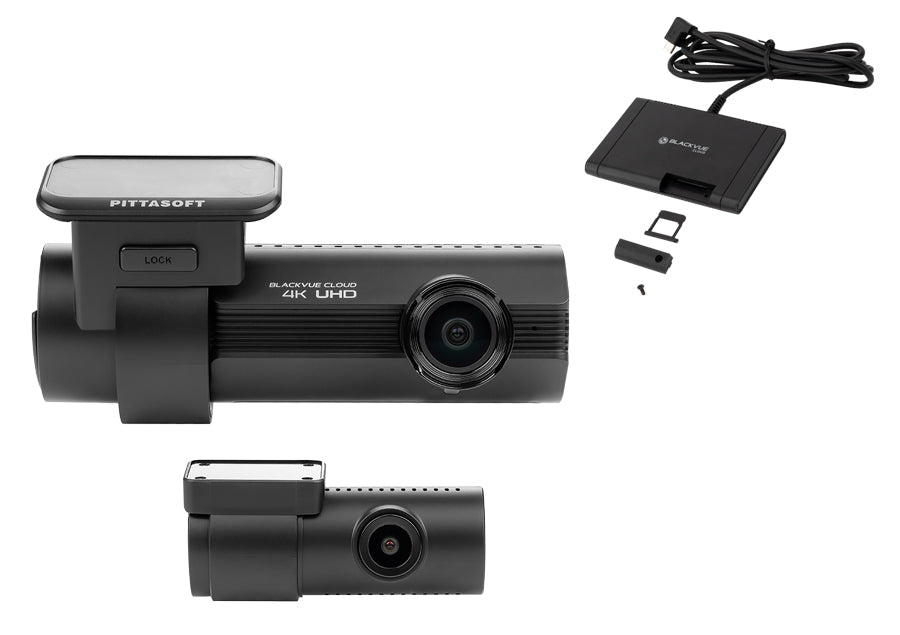 BlackVue DR970X-2CH-64-PL-CB 4K Ultra HD Front and Rear Dash Cam with 4G Modem (64GB Memory Card) CLOUD BUNDLE