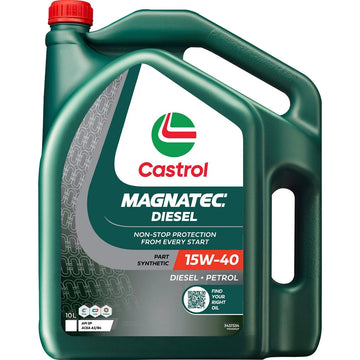 Castrol Magnatec Diesel 15W-40 Part Synthetic Diesel Engine Oil - 10L - 3437334