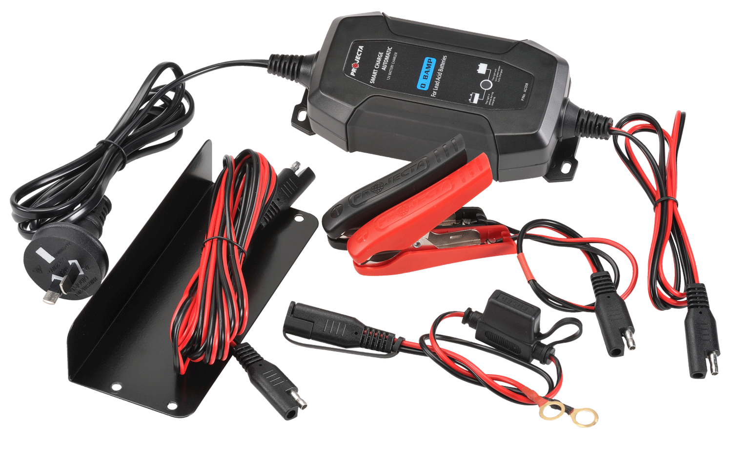 Projecta 12V Automatic Amp 1.5A 4 Stage Battery Charger - AC015