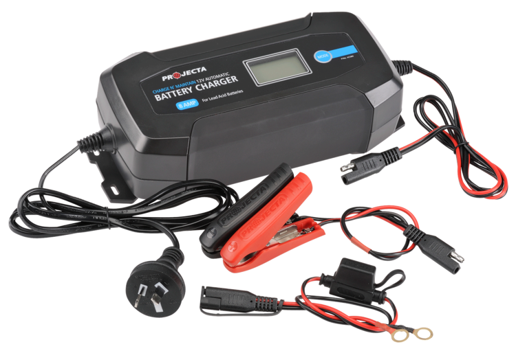 Projecta 8 Amp 12V 4 Stage Battery Charger - AC080