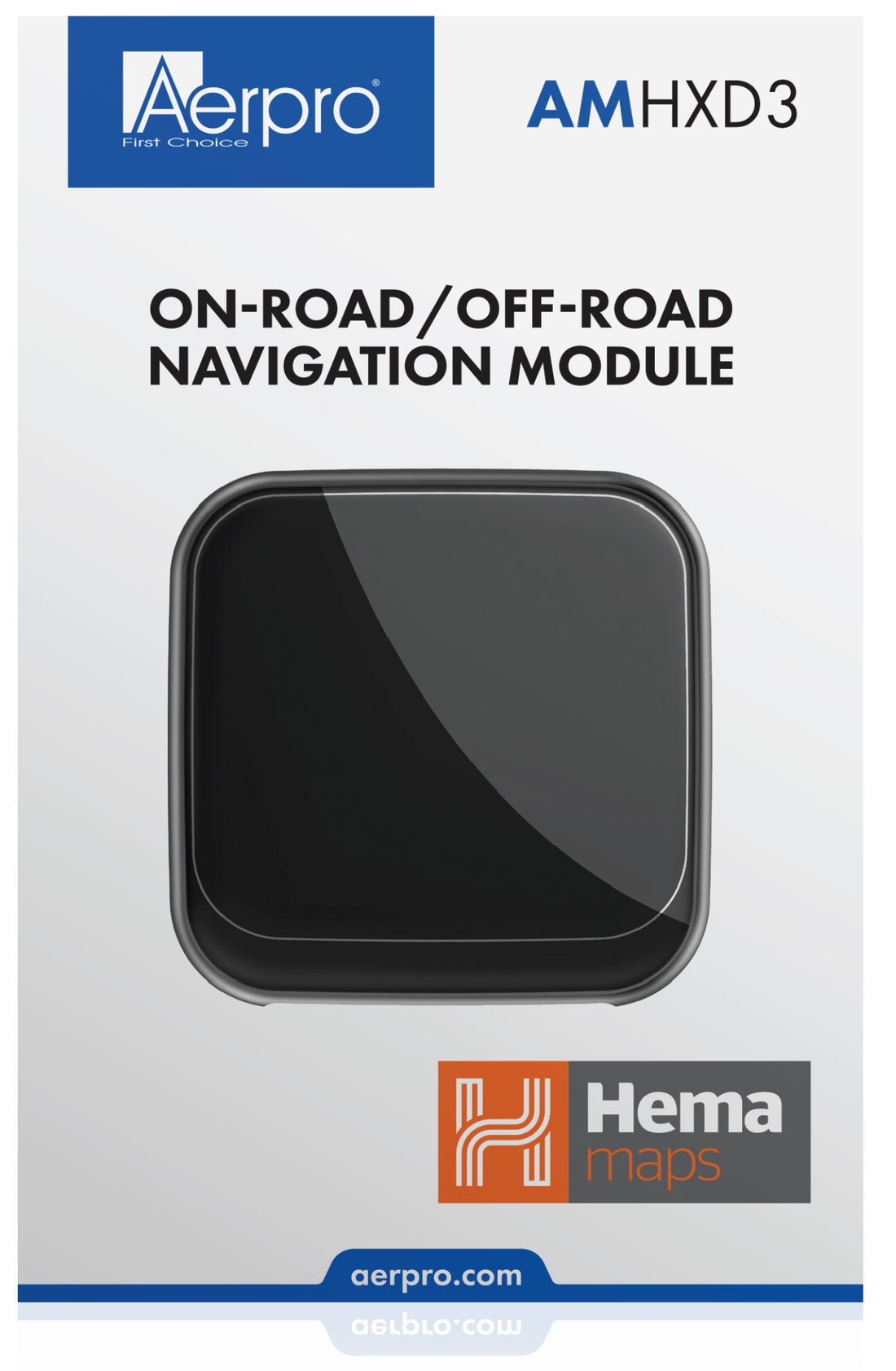 Aerpro AMHXD3 Hema Maps Powered On-Road/Off-Road Navigation Module for Apple CarPlay Enabled Head Units