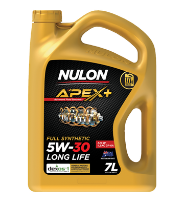 Nulon APEX+ 5W-30 Full Synthetic Long Life engine oil - APX5W30D1-7 (Pickup only)