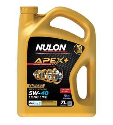 Nulon APX5W40D2-7 Diesel Full Synthetic Apex+ 5w-40 5W40 Engine Oil  7L