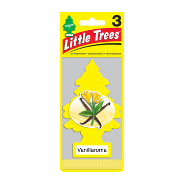 Little Trees Air Freshener - Vanillaroma, 3 Pack 32005