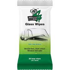 BARS BUGS GLASS WIPES 25 PACK