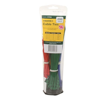 Tridon Toothpaste Tube Cable Tie Combo Pack - Assorted Colours CTP29