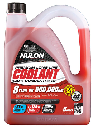 Nulon Red Long Life Coolant 5L RLL5