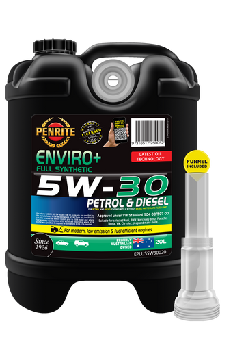 Penrite Enviro+ Full Synthetic Engine Oil 5w30 5W-30 20L EPLUS5W30020