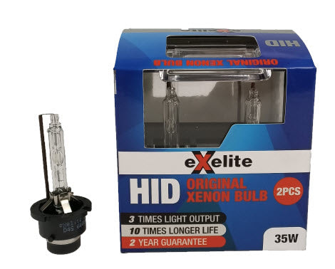 Exelite EXD4S D4S HID Xenon Headlight Globes - Twin Pack