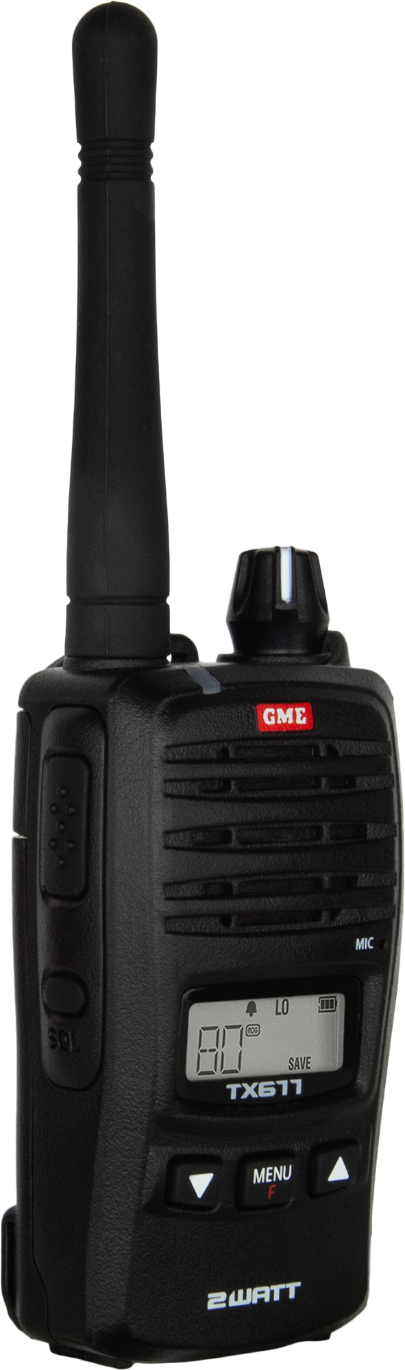 GME 2 Watt UHF CB Handheld Radio - Twin Pack - TX677TP