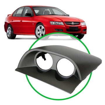 SAAS SGPVYVZ Dash Gauge Pod - fits Commodore VY/VZ Charcoal for 2 X 52mm Gauges