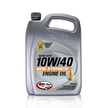 Hi-Tec Oils Semi-Synthetic Engine Oil 10W-40 Sn/Cf 5L - Hi1-2123-0005