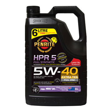 Penrite HPR 5 5W-40 Full Synthetic Engine Oil HPR5 6L - HPR05006 (Pickup Only)